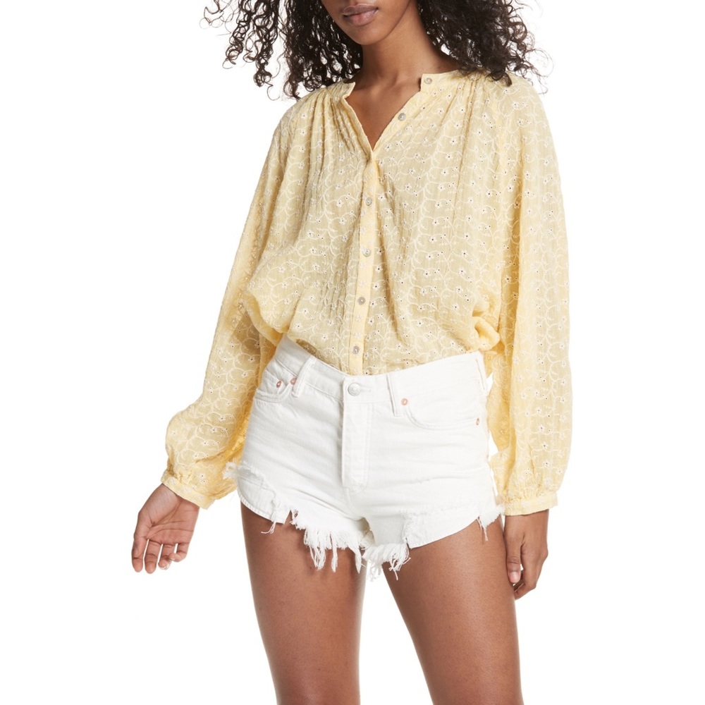 Free People Down from the Clouds Peasant Top